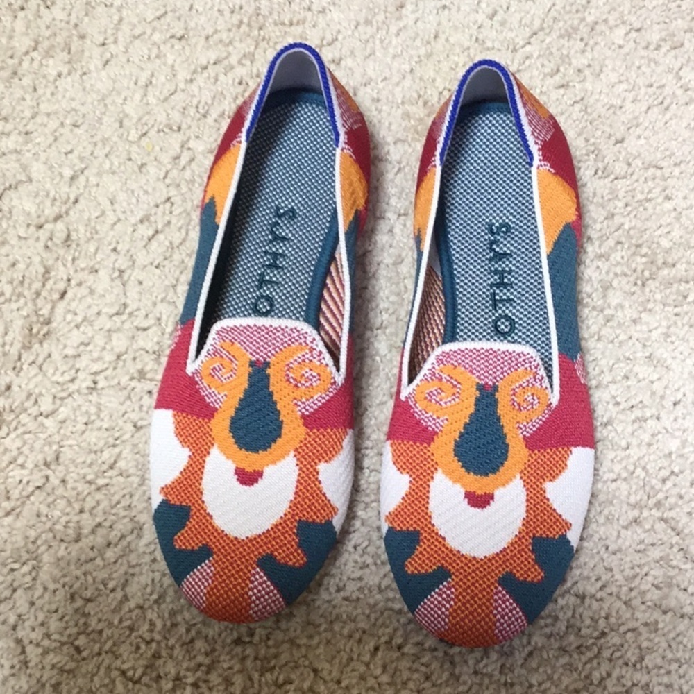 ROTHY'S Size 6 Moroccan amber retired loafers
